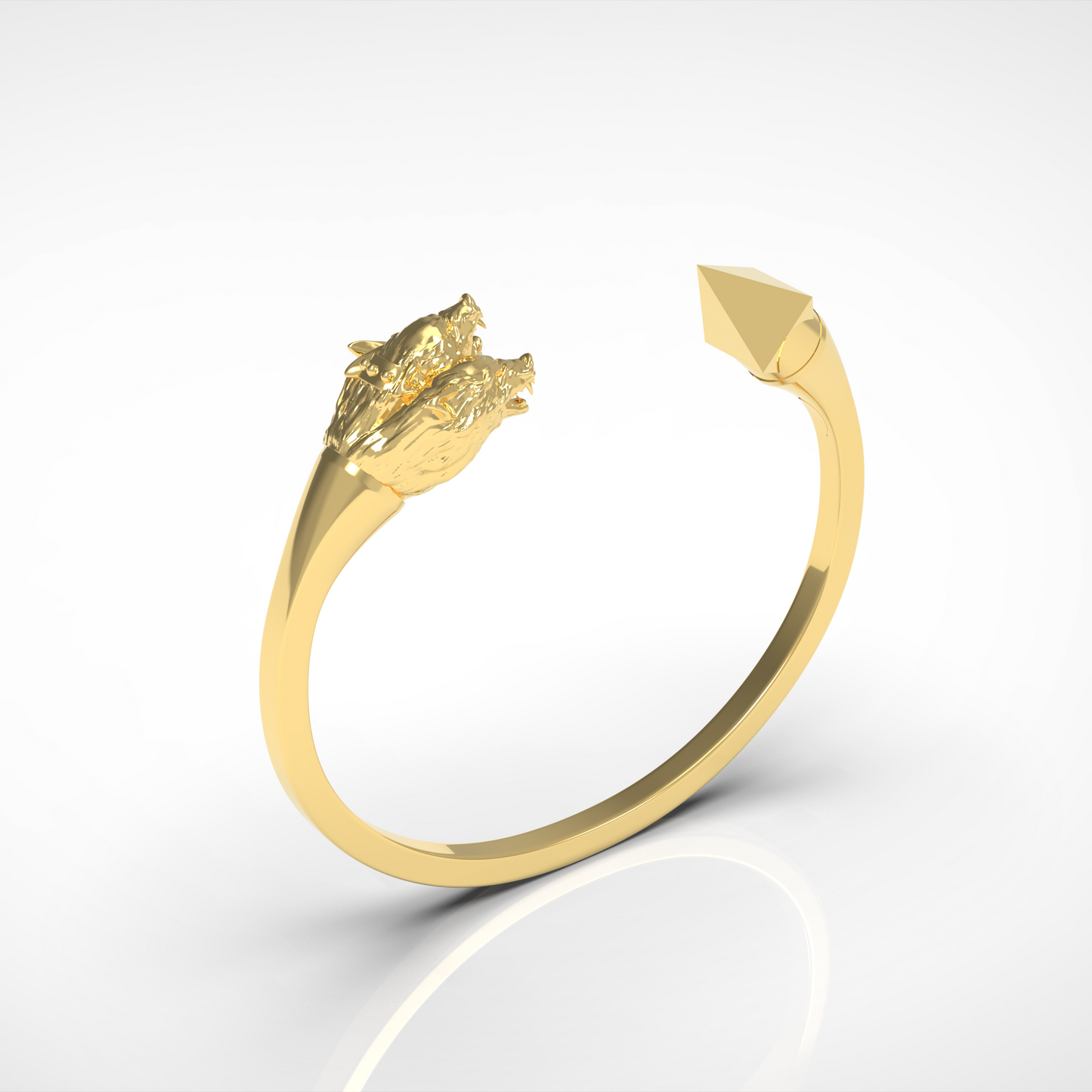 Parure - "Cerbere & Pyramide " - argent