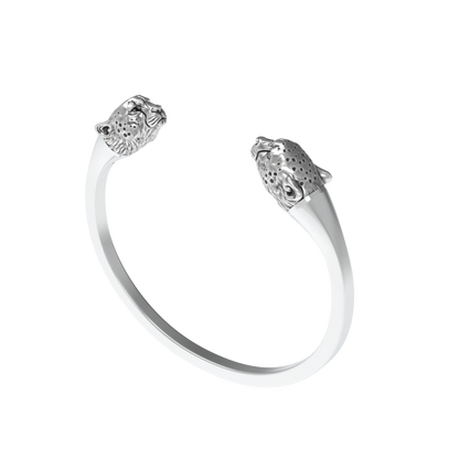 Parure - "Double Guépard " - argent