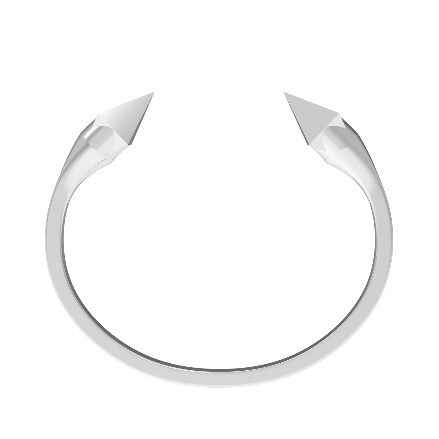 Parure - "Double Pyramide" - argent