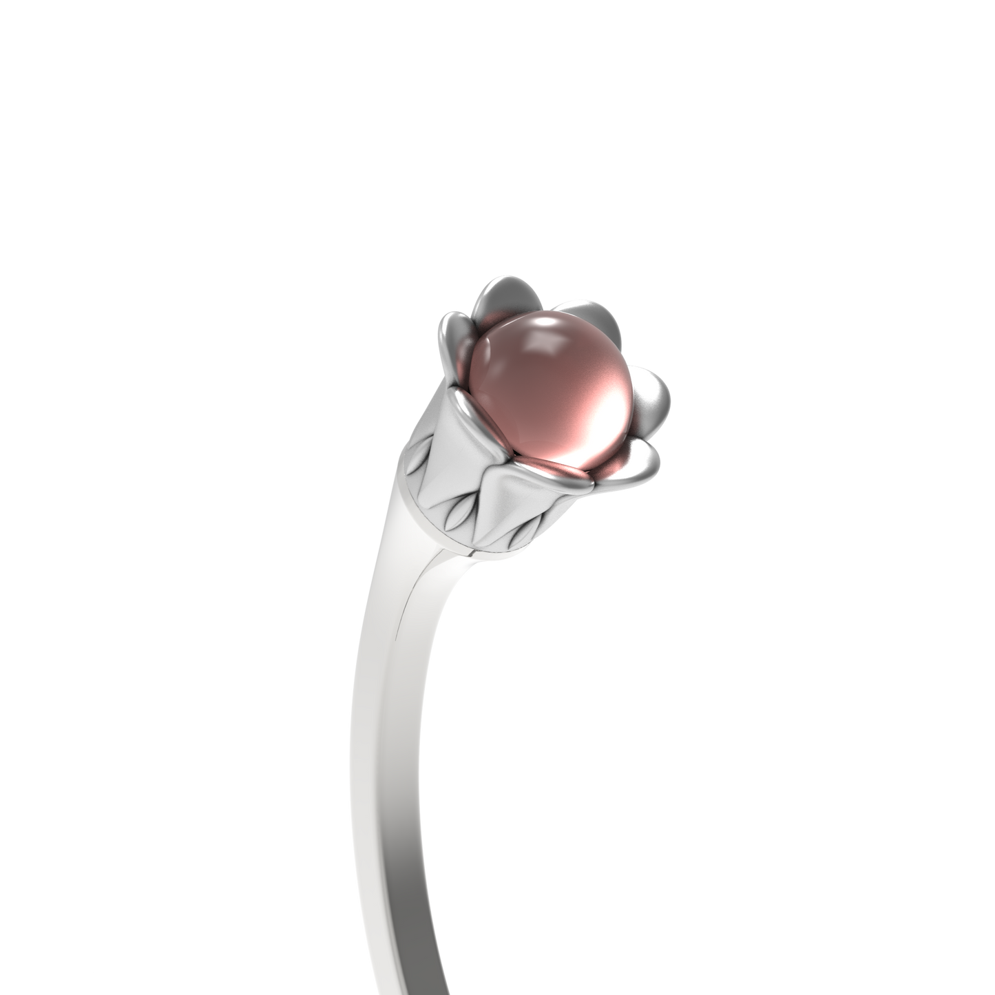 Fleur Quartz Rose / Rose Quartz Flower