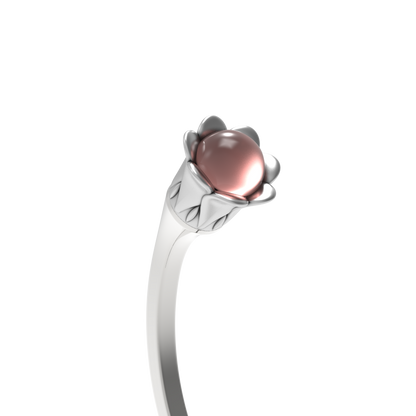 Fleur Quartz Rose / Rose Quartz Flower